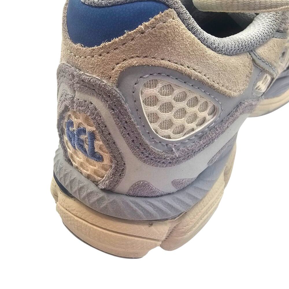 Asics Ivory Mid Gray Blue Sport Style Gel-NYC Sporty Casual Sneaker - Picture 9 of 10